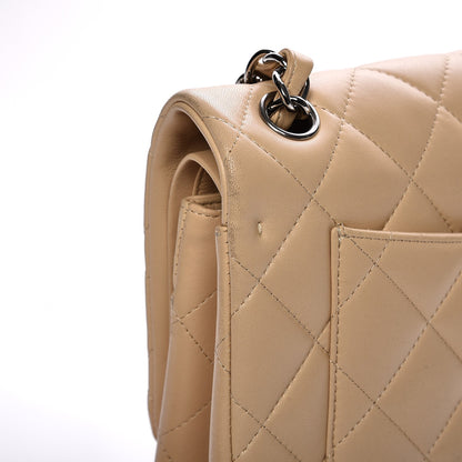 Chanel Lambskin Quilted Jumbo Double Flap Beige 5 of 14
