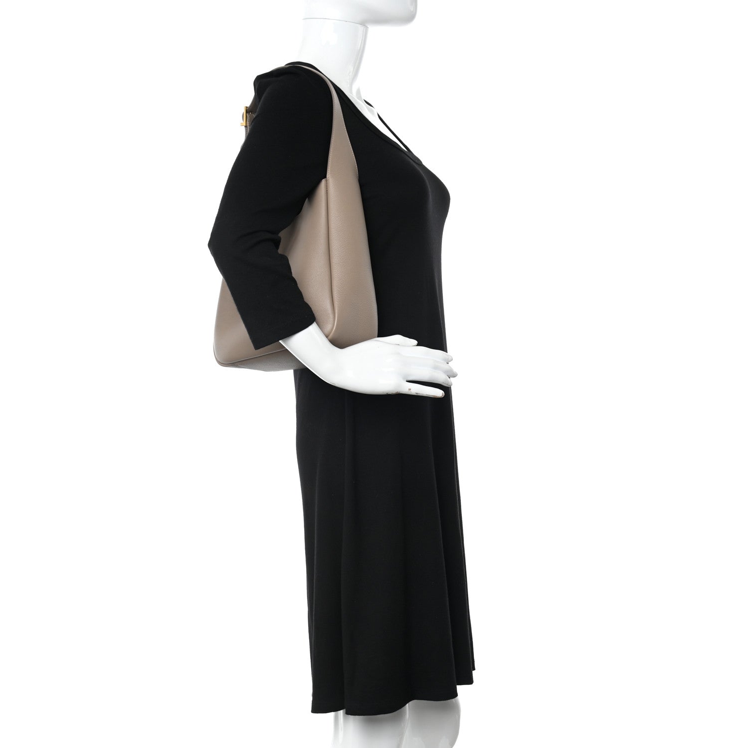 Saint Laurent Smooth Calfskin Small Le 5 A 7 Soft Hobo Dusty Grey 2 of 10