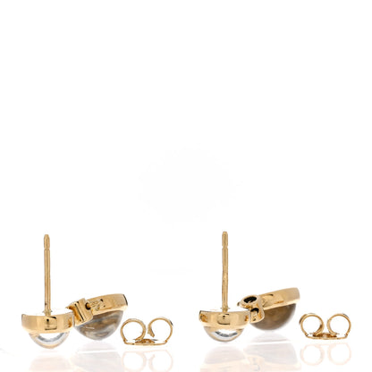 Temple St. Clair 18K Yellow Gold Diamond Moonstone Double Drop Earrings 3 of 4