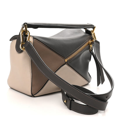 Loewe Calfskin Small Puzzle Bag Brown Dark Taupe 3 of 9
