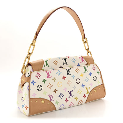 Louis Vuitton Monogram Multicolor Beverly MM White 3 of 13