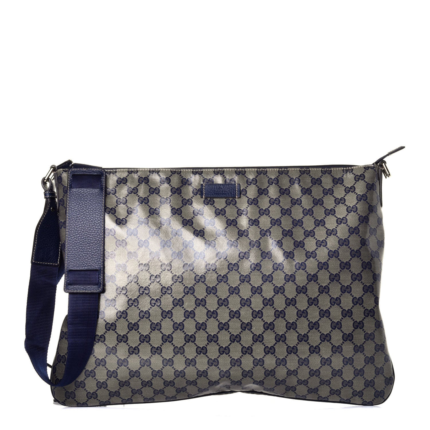 Gucci Crystal Monogram Messenger Bag Navy 1 of 9