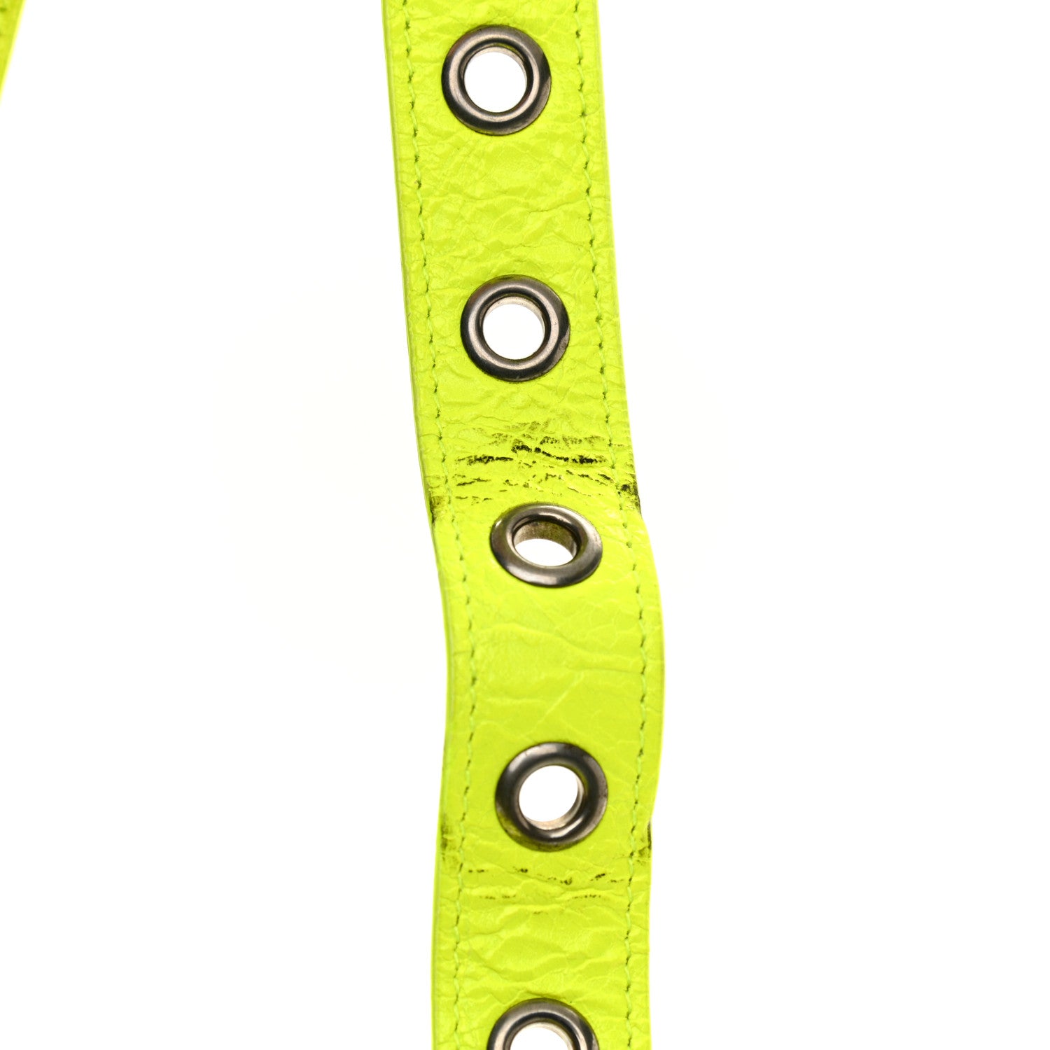 Balenciaga Agneau Arena Le Cagole Shoulder Bag XS Fluo Yellow 11 of 11
