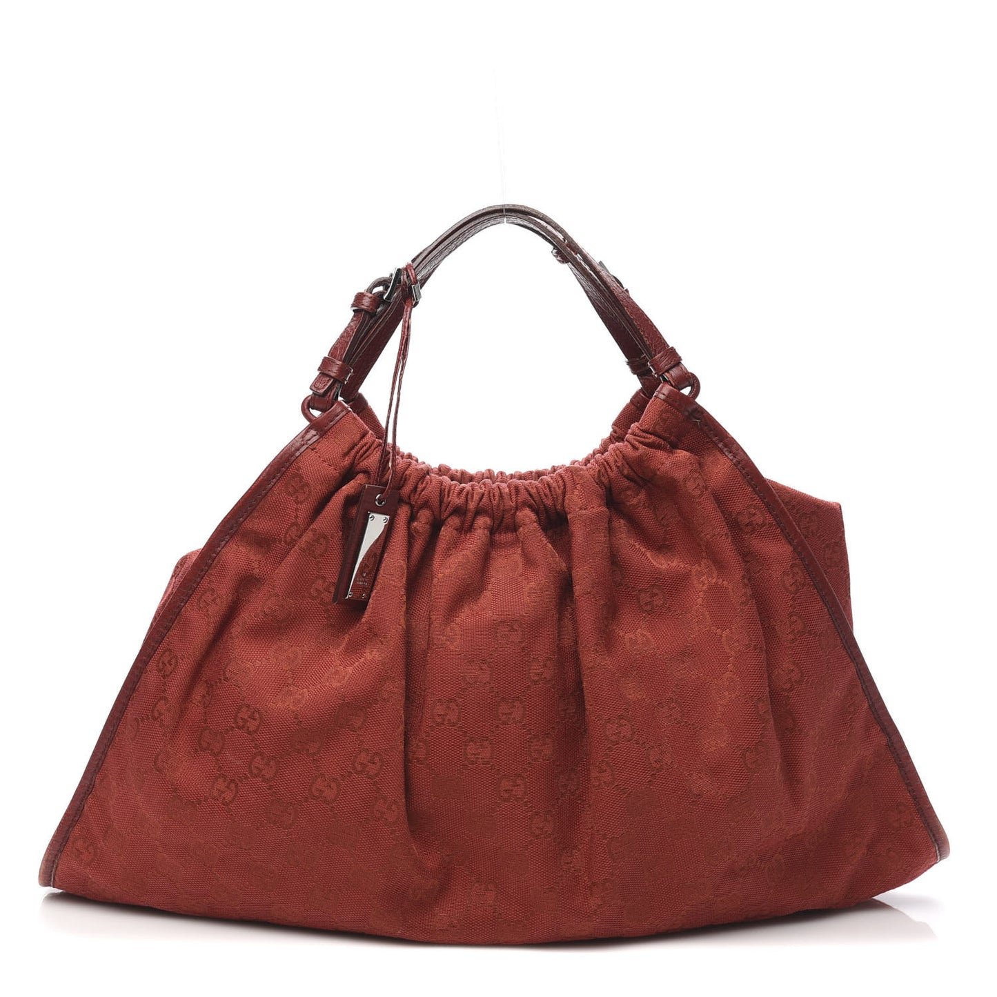 Monogram Hobo Red