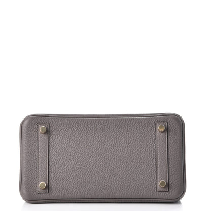 Hermes Togo Birkin 25 Etain 7 of 38