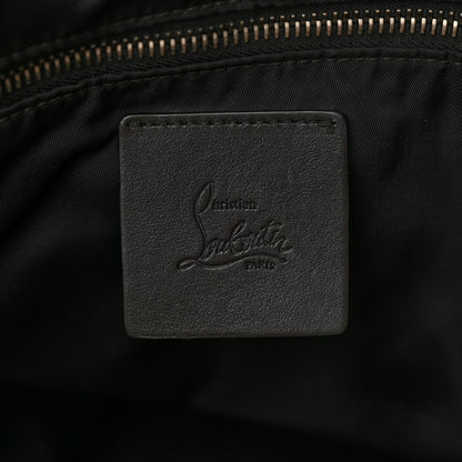 Christian Louboutin Nylon Calfskin Loubiclic Logo Tote Bag Red 6 of 15