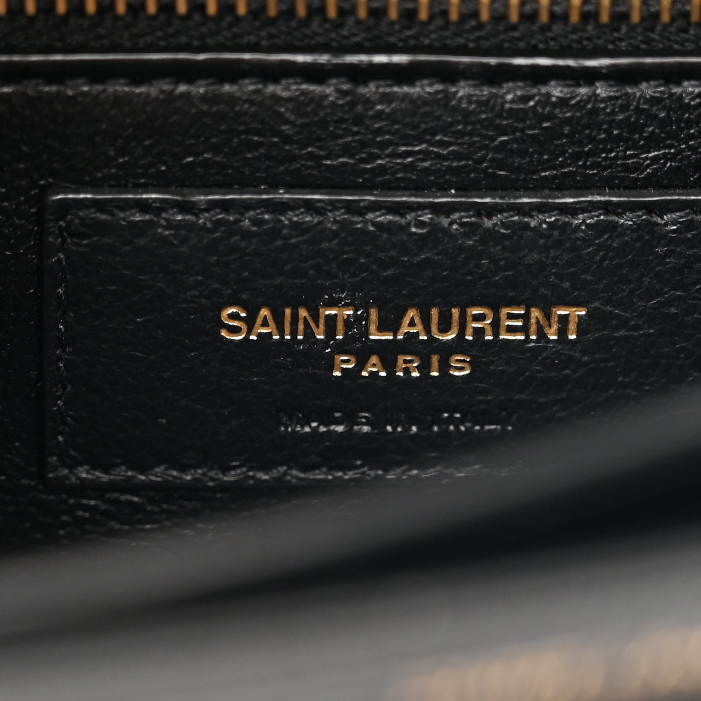 Grain De Poudre Monogram Cassandra Clasp Bag Black