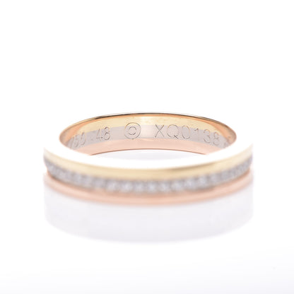 Cartier 18K White Yellow Pink Gold Diamond 2.5mm Vendome Louis Cartier Wedding Band Ring 48 4.5 5 of 7