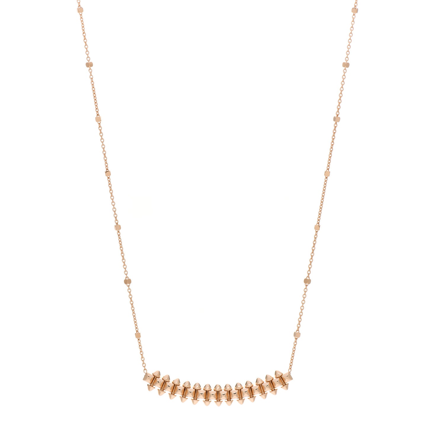18K Pink Gold Small Clash de Cartier Necklace