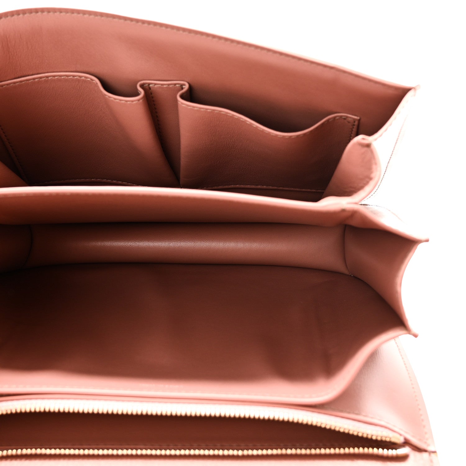 Celine Box Calfskin Medium Classic Box Flap Bag Antique Rose 5 of 10