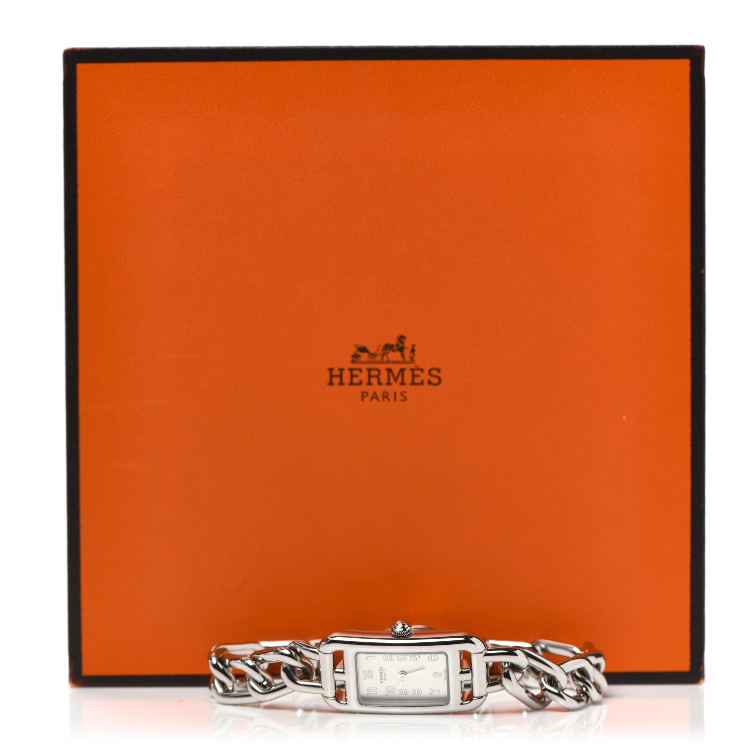 Hermes Stainless Steel 17mm Nantucket Quartz Watch 6 of 6