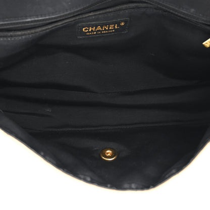 Chanel Lambskin Quilted Large Elegant CC Flap Beige Black 5 of 16