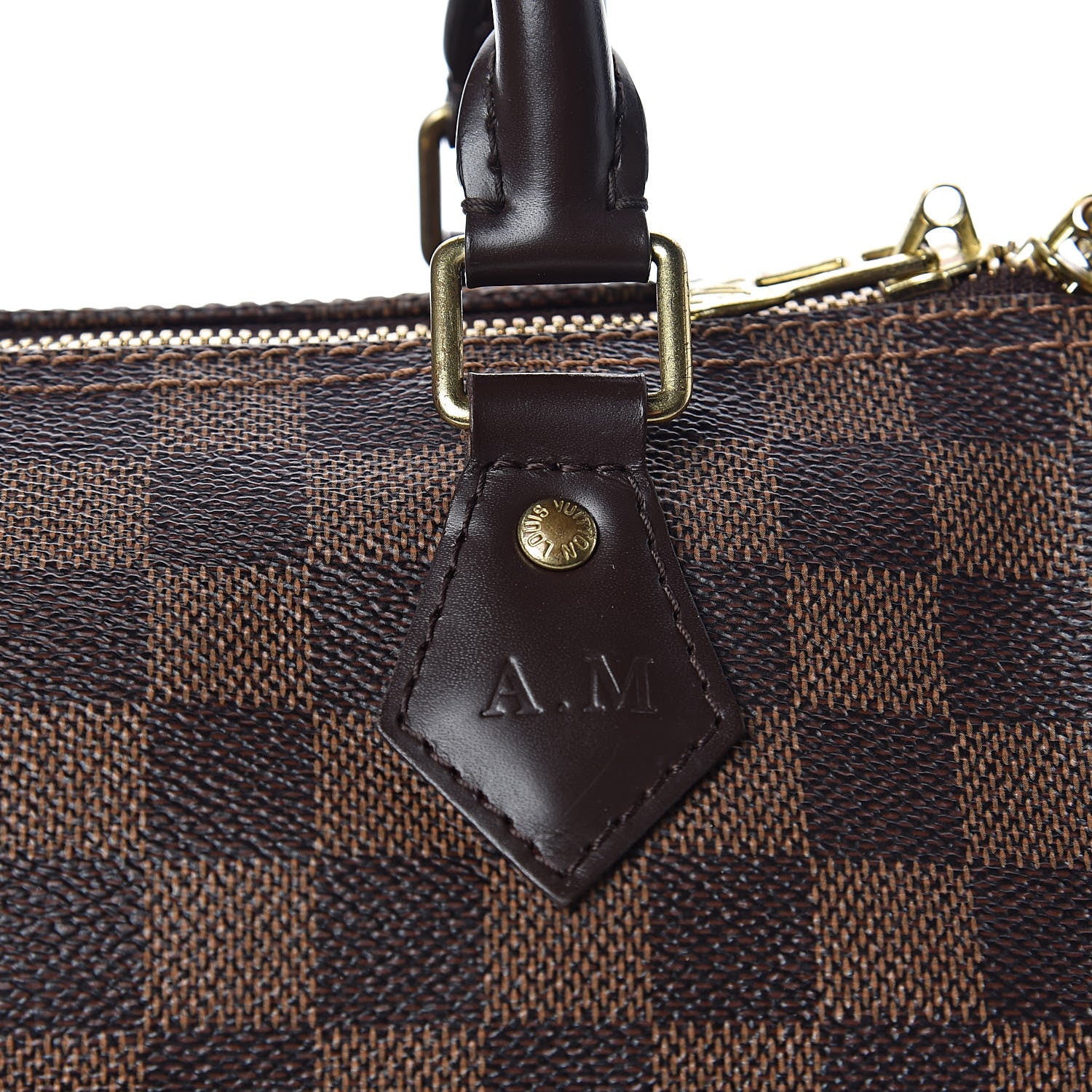 Louis Vuitton Damier Ebene Speedy Bandouliere 25 10 of 14