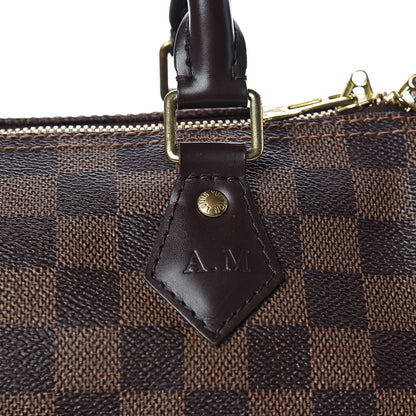 Louis Vuitton Damier Ebene Speedy Bandouliere 25 10 of 14
