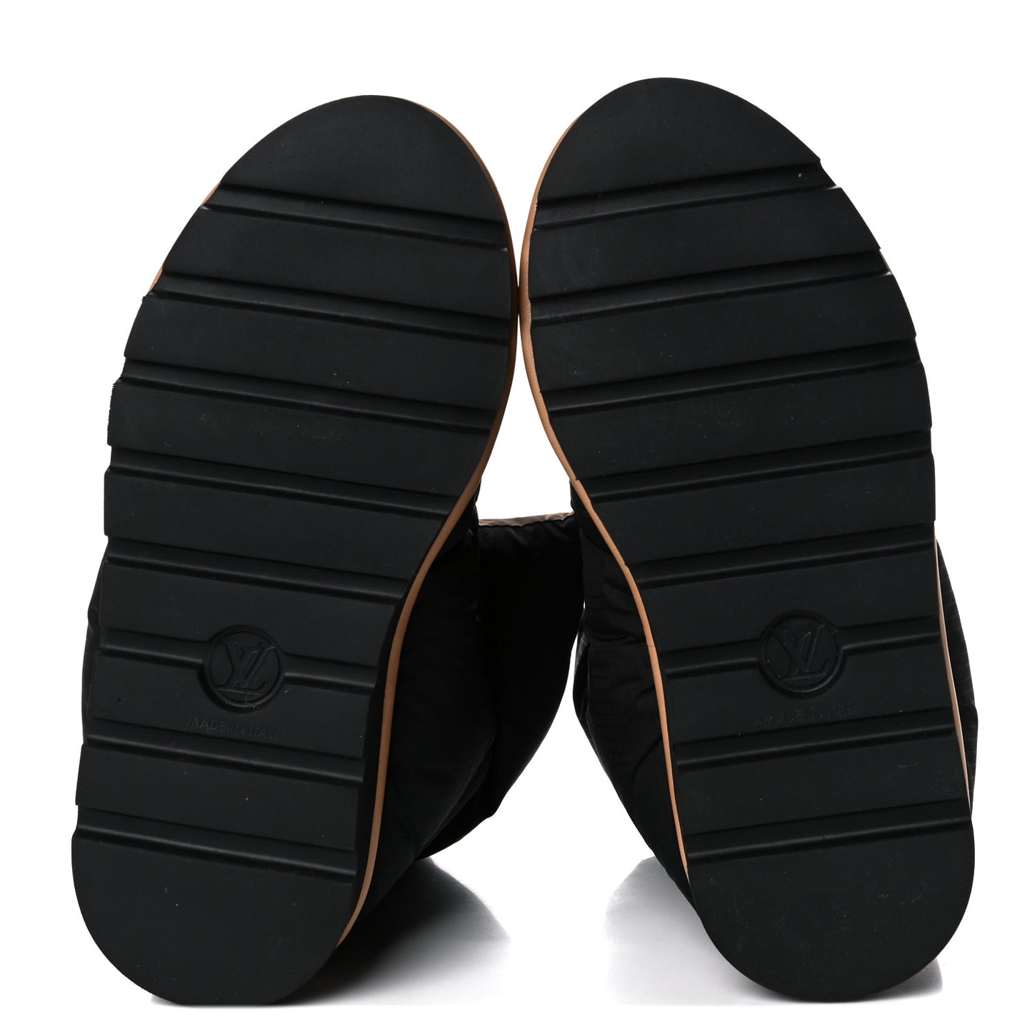 Nylon Monogram Pillow Comfort Ankle Boot 39 Black