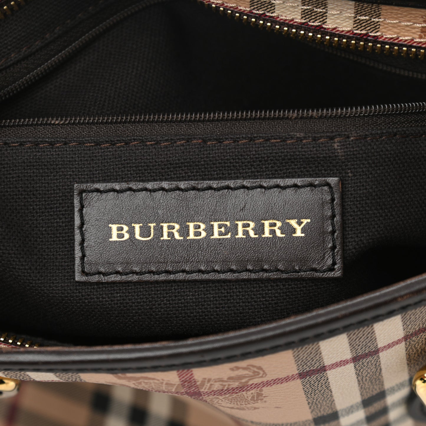 Haymarket Check Medium Regent Tote Chocolate