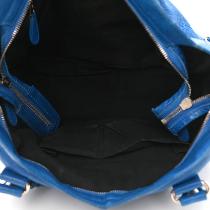Balenciaga Agneau Giant 12 Silver Hardware City Bleu Lazuli 4 of 21