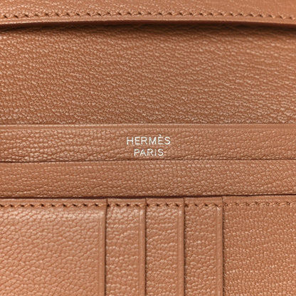 Hermes Chevre Mysore Bearn Compact Wallet Quebracho 6 of 11
