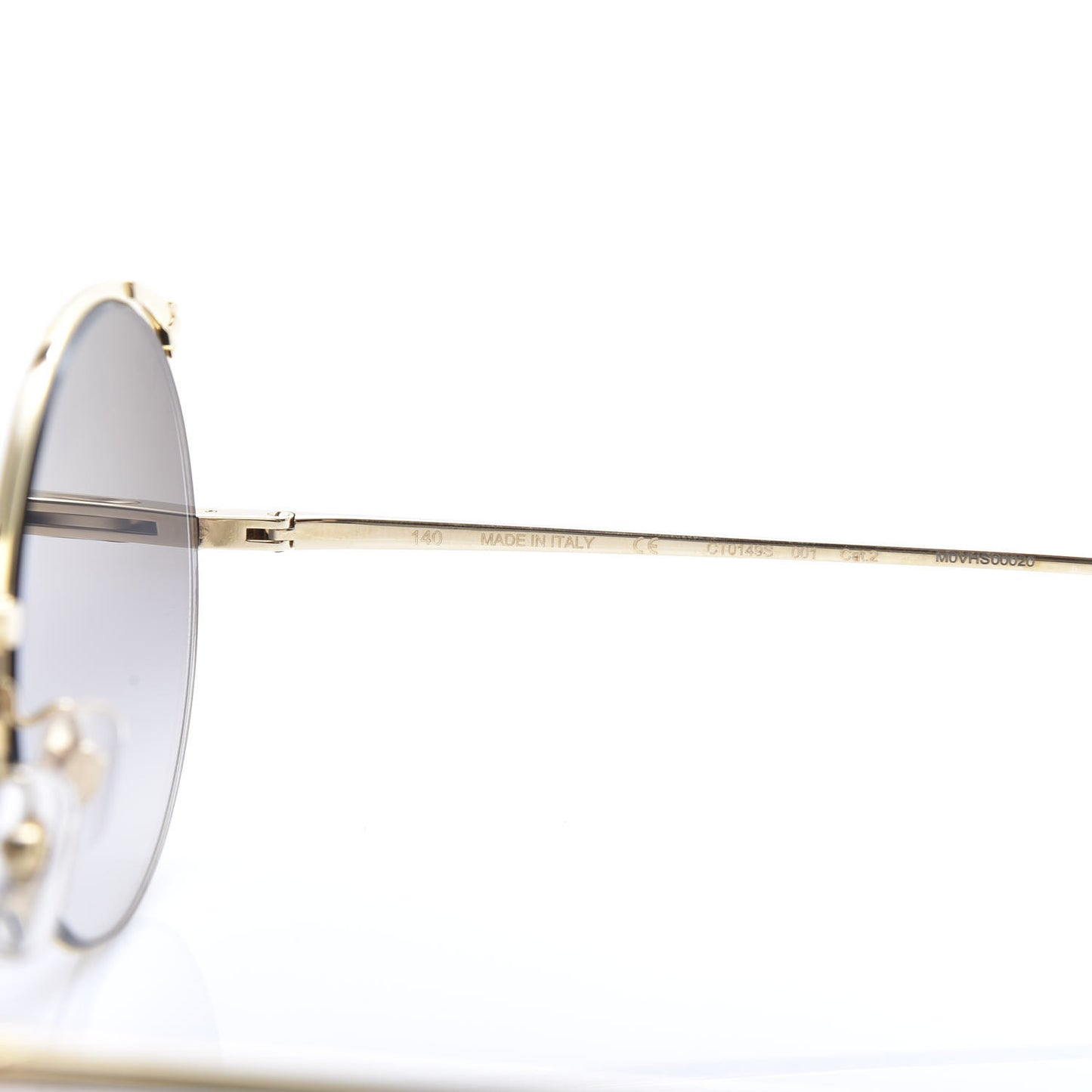 Panthere De Round Sunglasses Gold