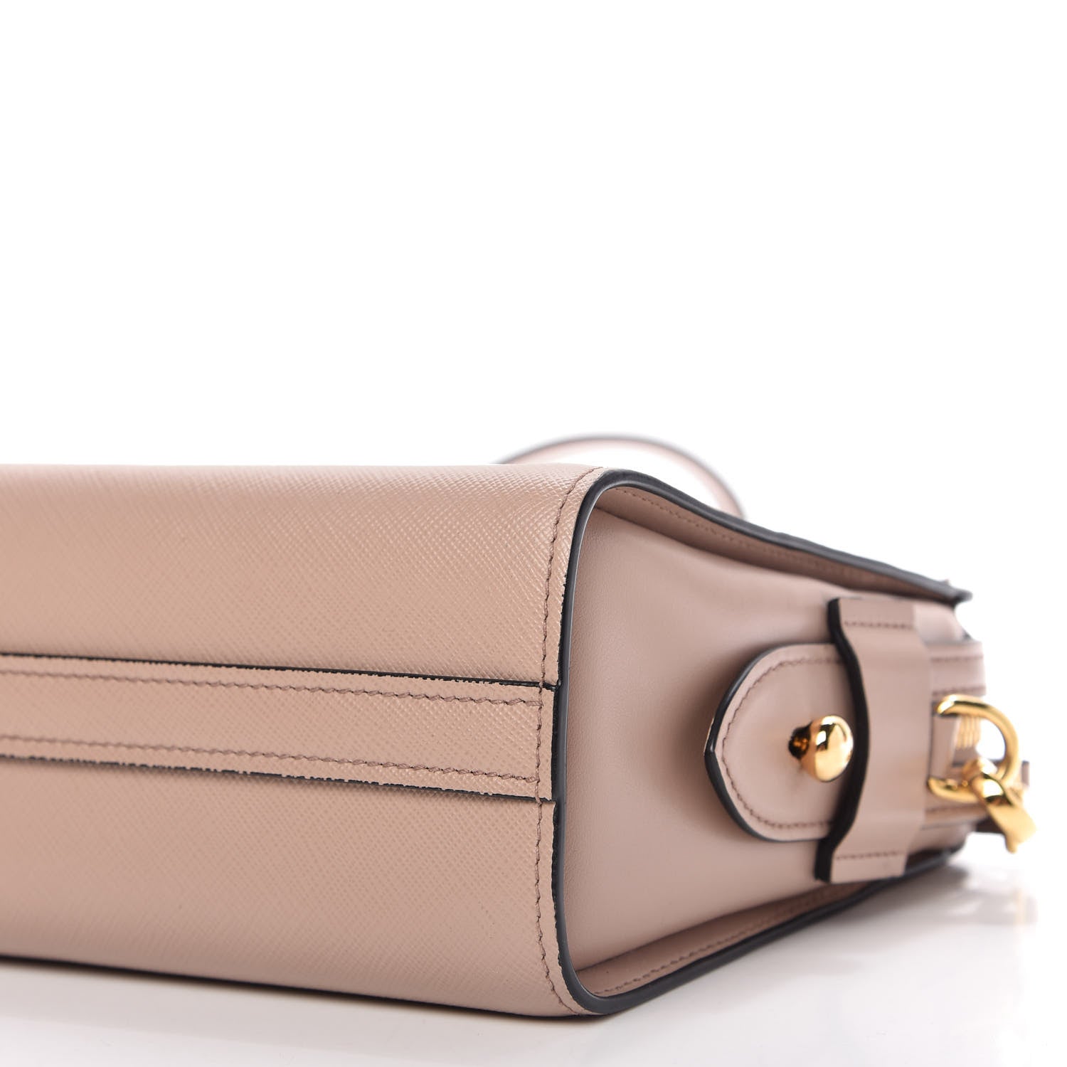Prada Saffiano City Calfskin Esplanade Crossbody Bag Cipria 7 of 9