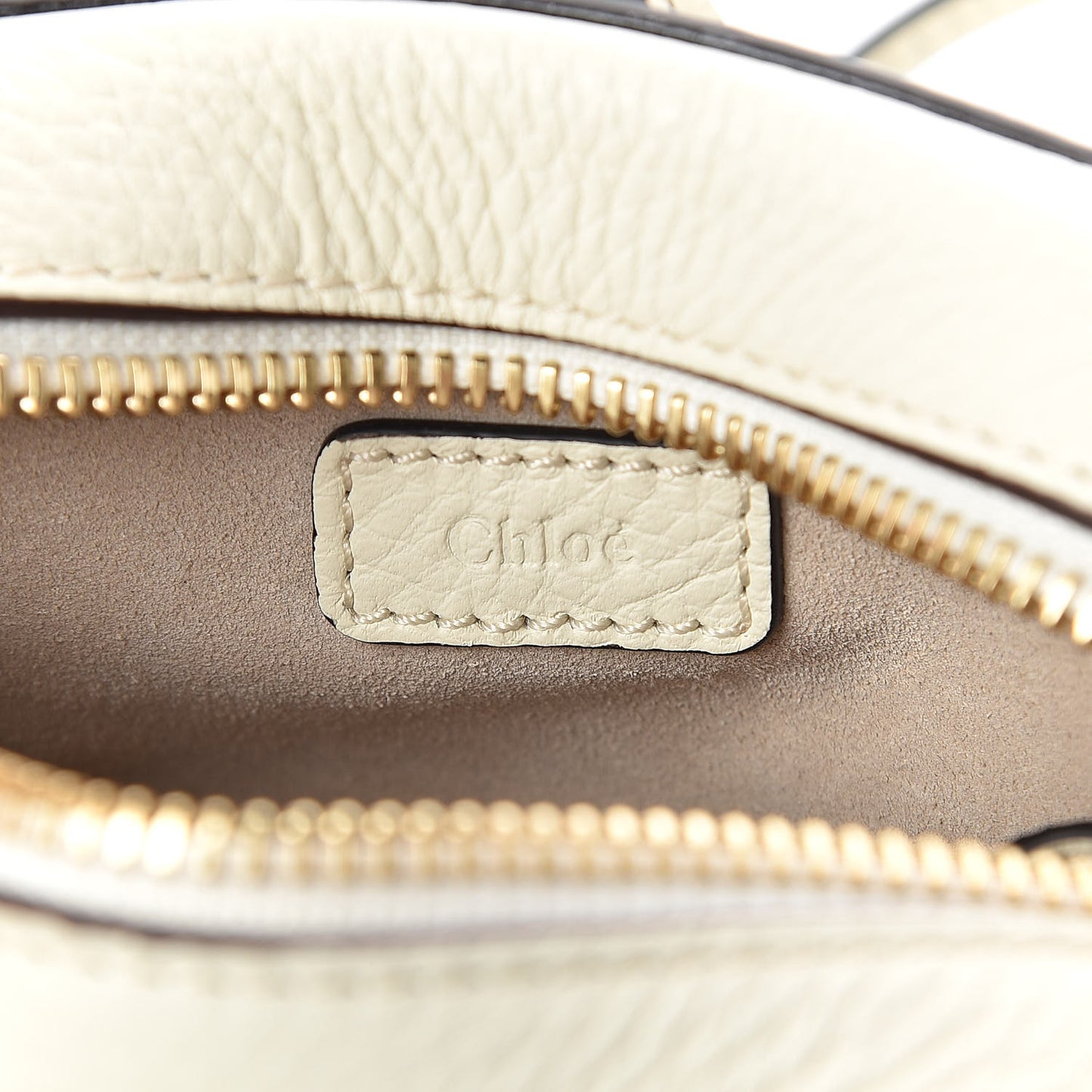 Calfskin Mini Marcie Crossbody Bag Natural White