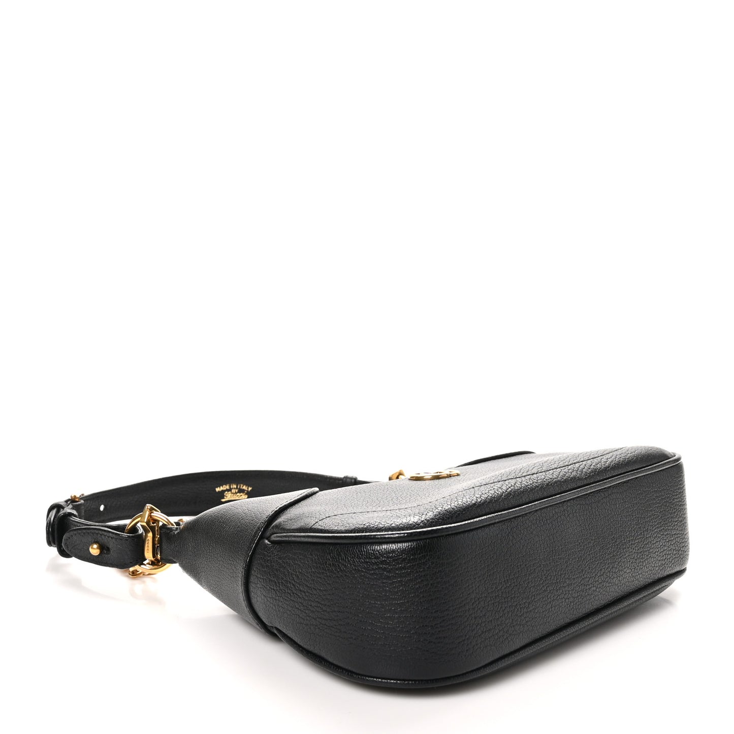Goatskin Small Aphrodite Shoulder Bag Black