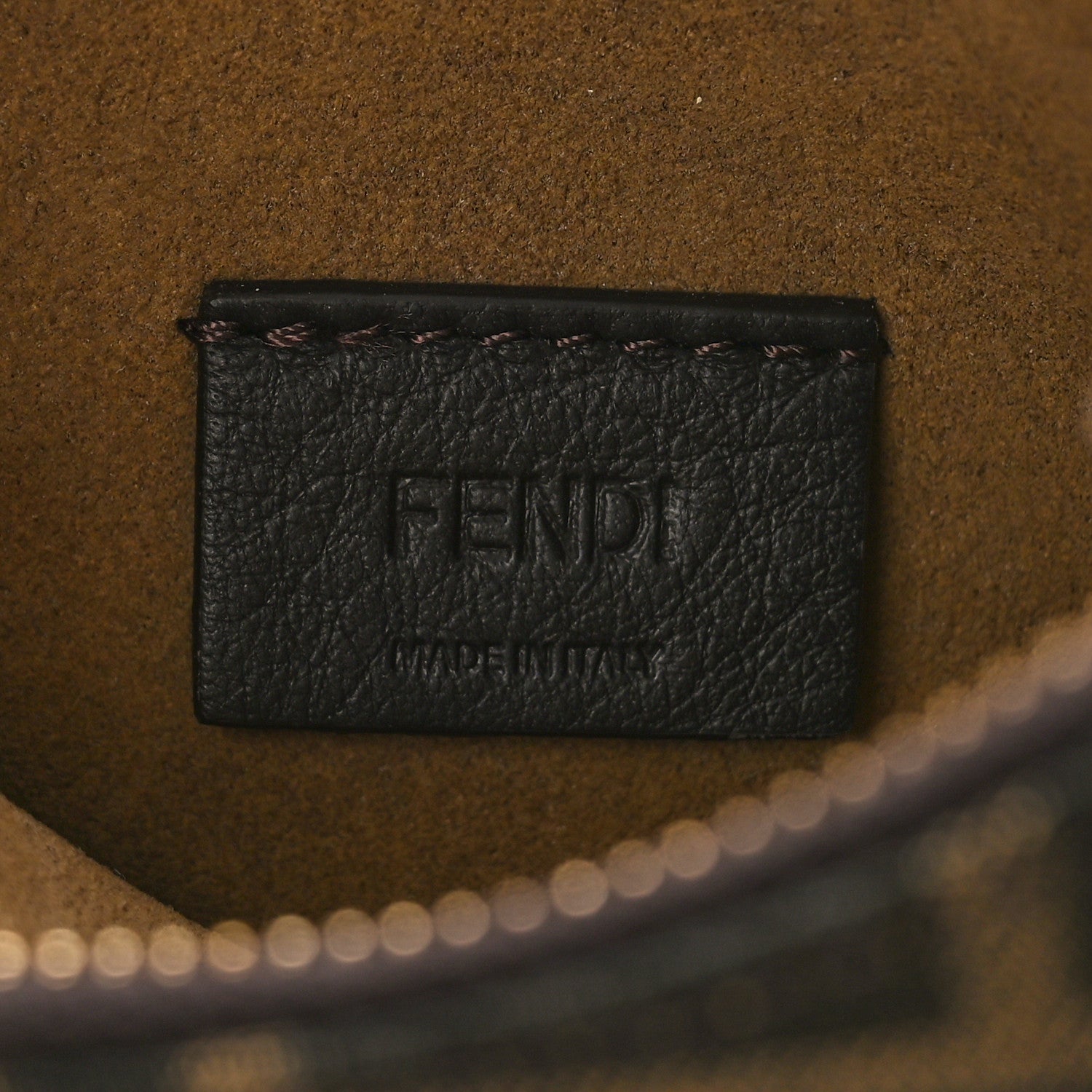 Fendi Fabric Jacquard Vitello Grace FF 1974 Mini Fendessence Shoulder Bag Tobacco Moro Ebano 6 of 8
