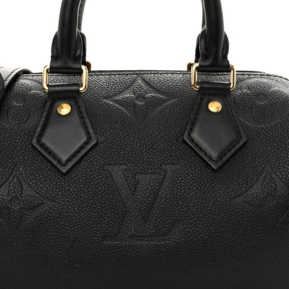 Louis Vuitton Empreinte Monogram Giant Speedy Bandouliere 20 Black 7 of 11