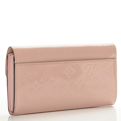 Louis Vuitton Vernis Sarah Wallet NM Rose Ballerine 3 of 6