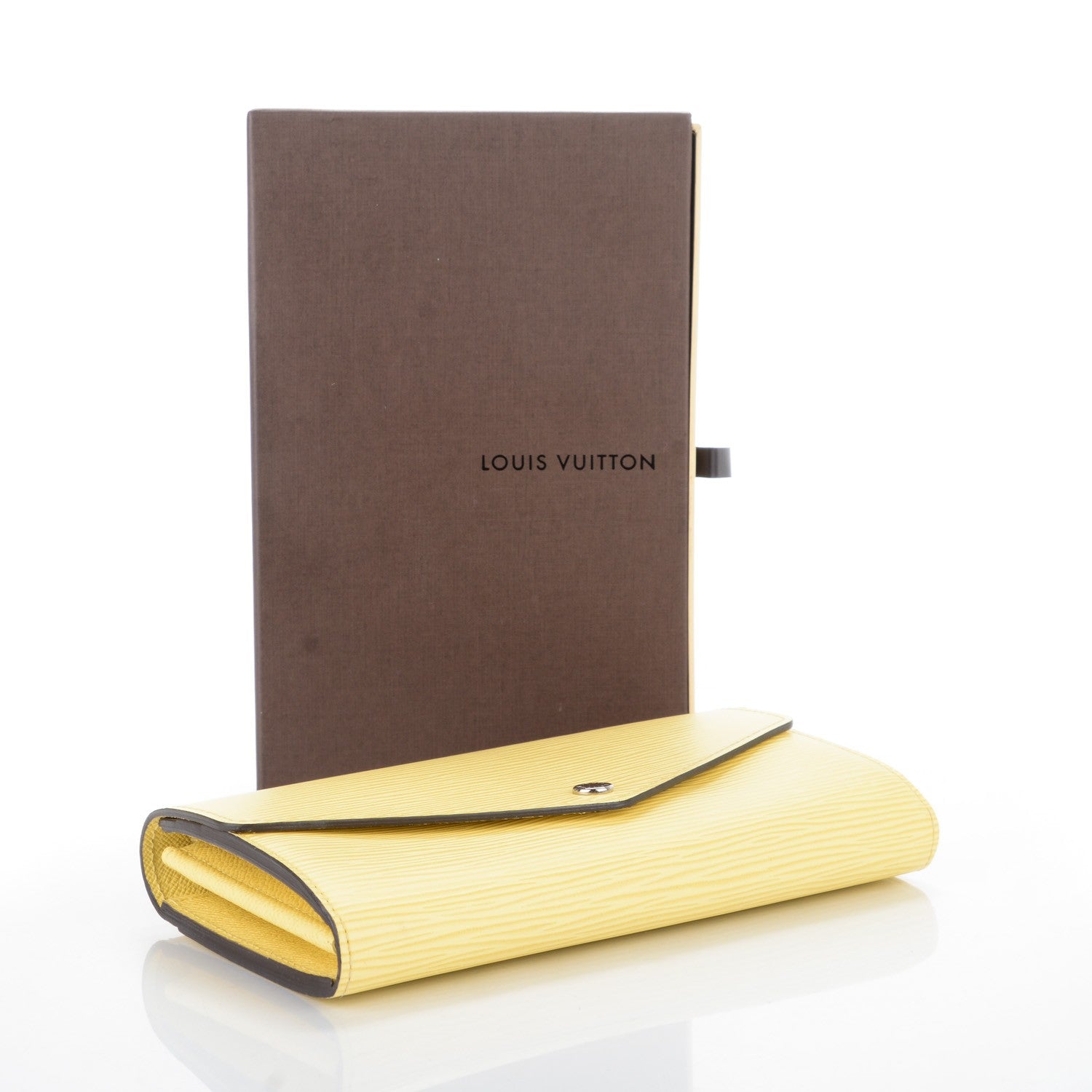 Louis Vuitton Epi Sarah Wallet NM Jaune Pale 4 of 7
