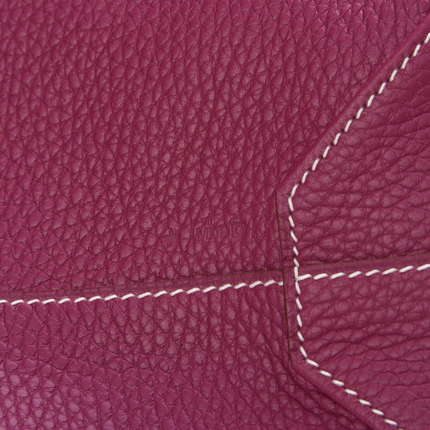 Hermes Taurillon Clemence Double Sens 45 Reversible Tote Marron D'Inde Tosca 8 of 9