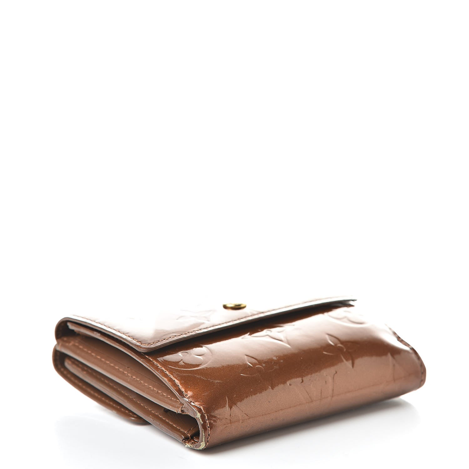 Louis Vuitton Vernis Elise Wallet Bronze 4 of 15