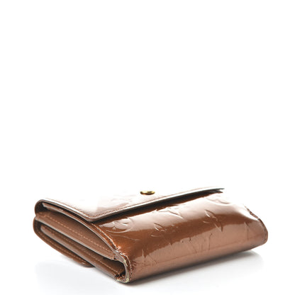 Louis Vuitton Vernis Elise Wallet Bronze 4 of 15