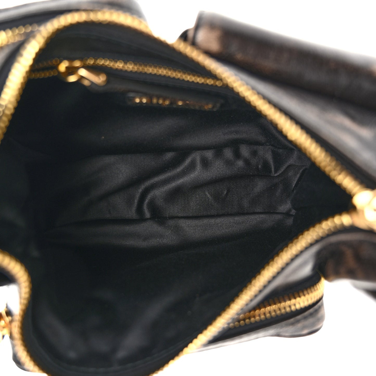 Distressed Nappa Pocket Bag Sand Coffee