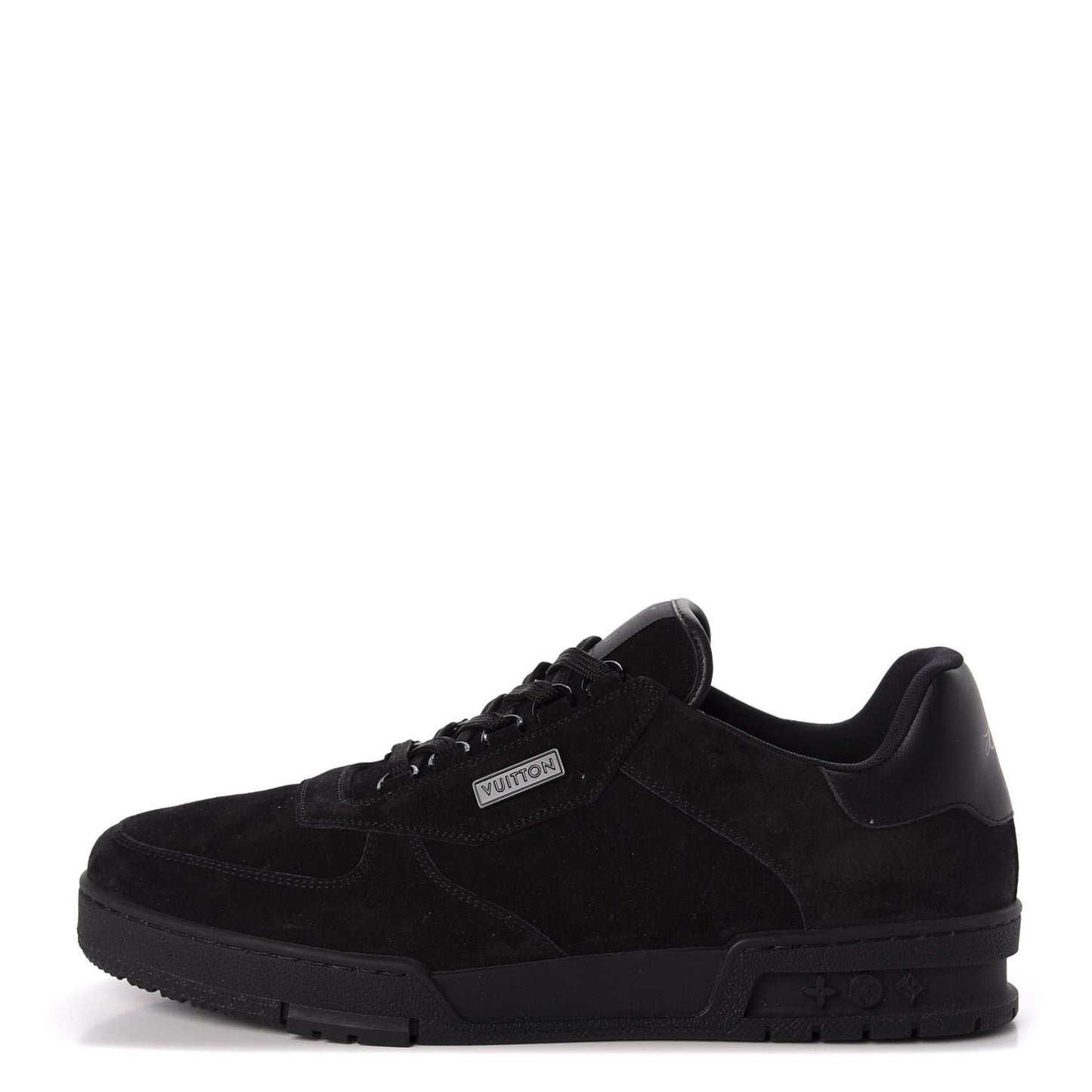 Suede Uniform Sneakers 9.5 Black