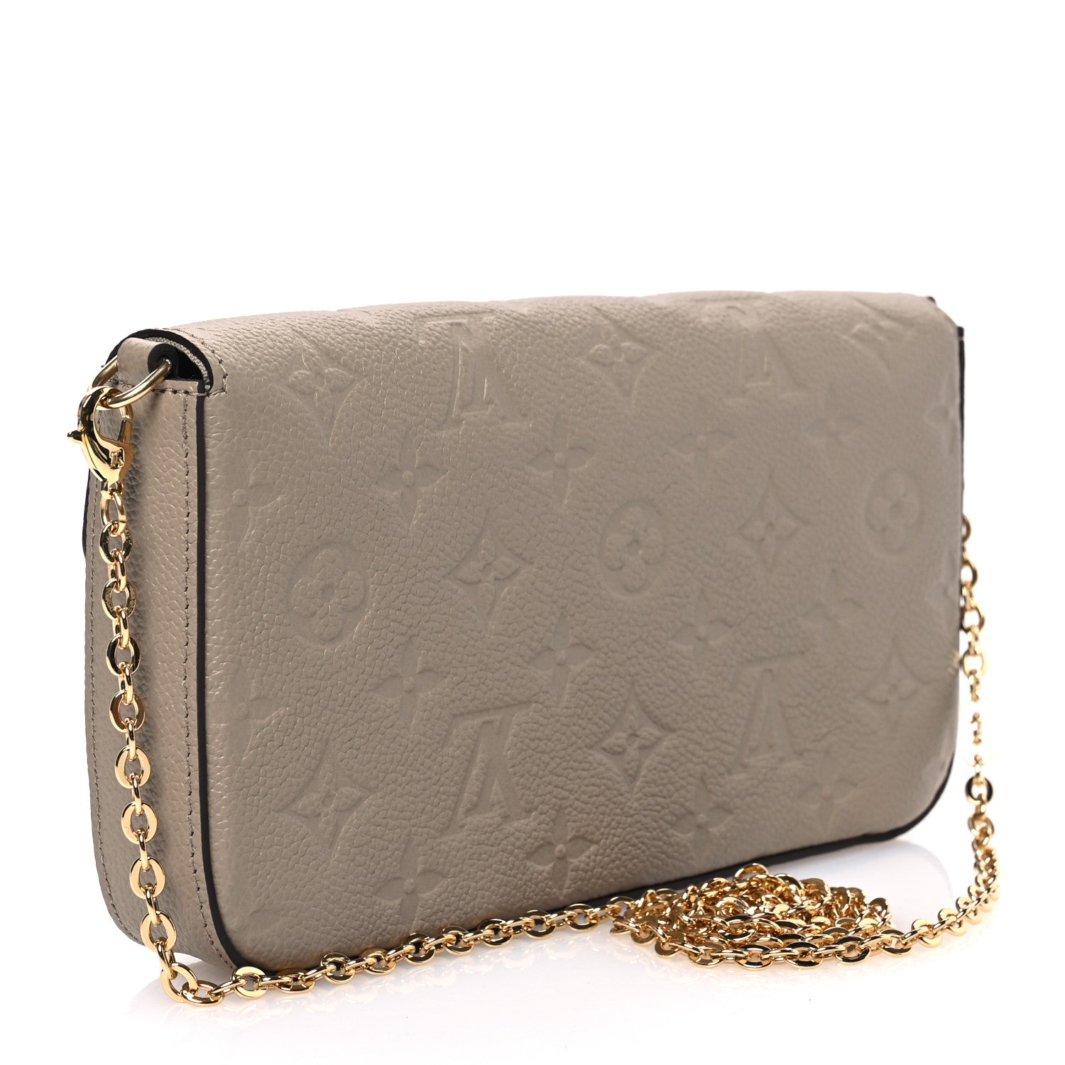 Louis Vuitton Empreinte Pochette Felicie Chain Wallet Tourterelle 4 of 12