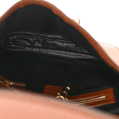 Gucci Soft Grained Calfskin Small Jackie O Hobo Brown 5 of 15
