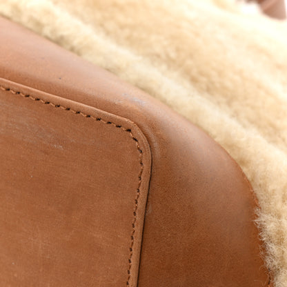 Saint Laurent Shearling Calfskin Small Emmanuelle Bucket Bag Natural Beige 15 of 18