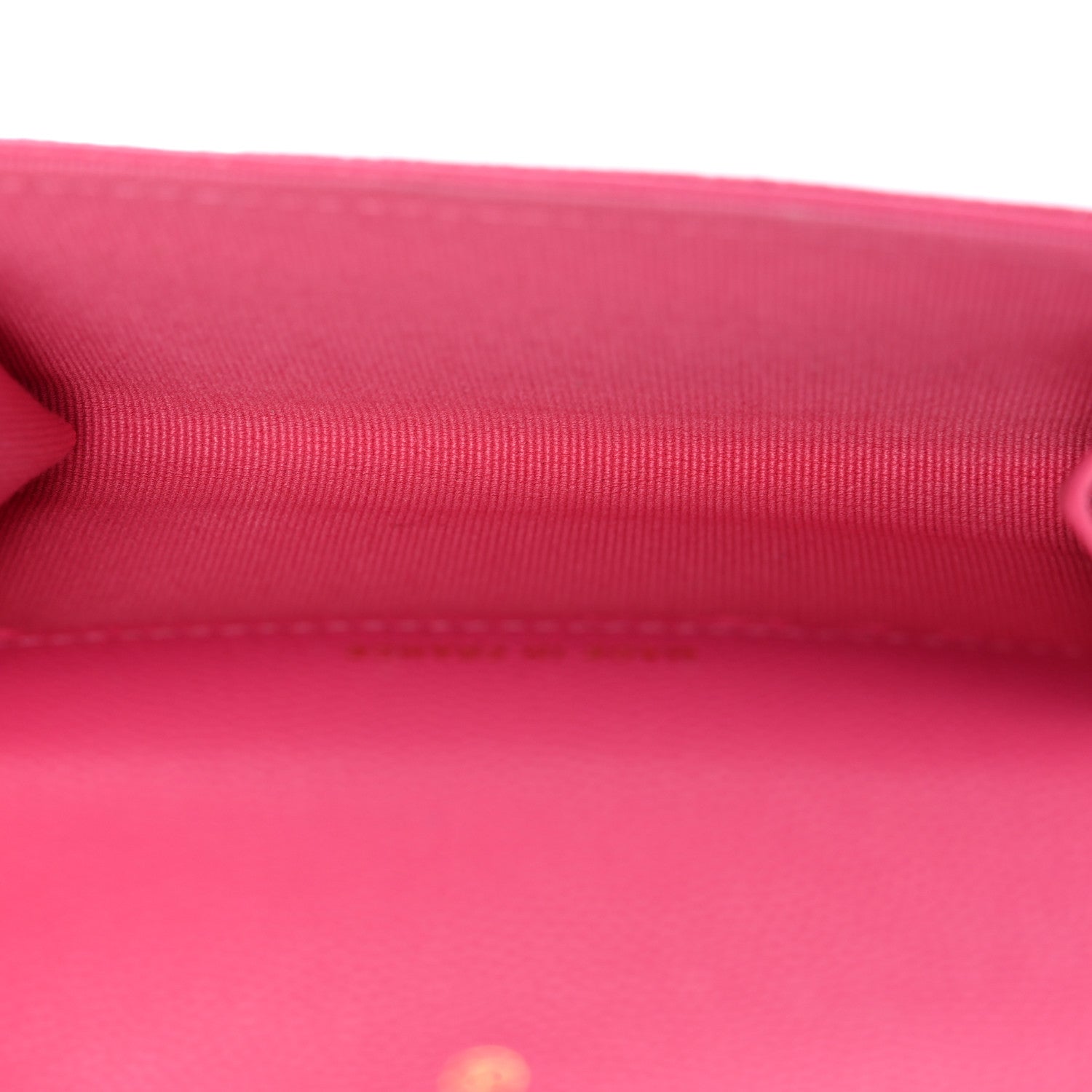 Chanel Caviar Quilted Flap Card Holder Wallet Pink 5 of 9