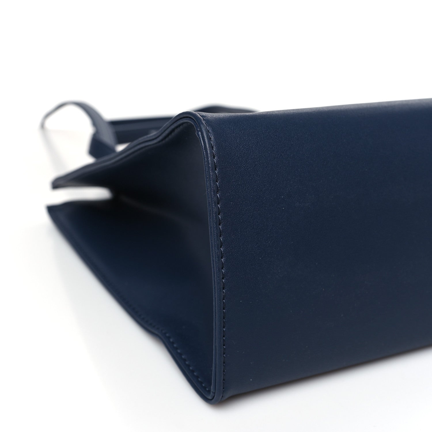 Telfar Vegan Leather Medium Shopping Bag Navy 7 of 8