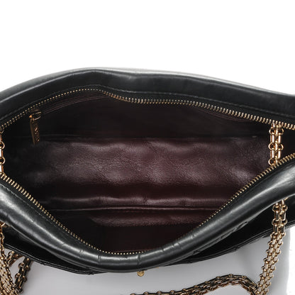 Chanel Aged Calfskin Quilted Medium Reissue Camera Case Black 5 of 8