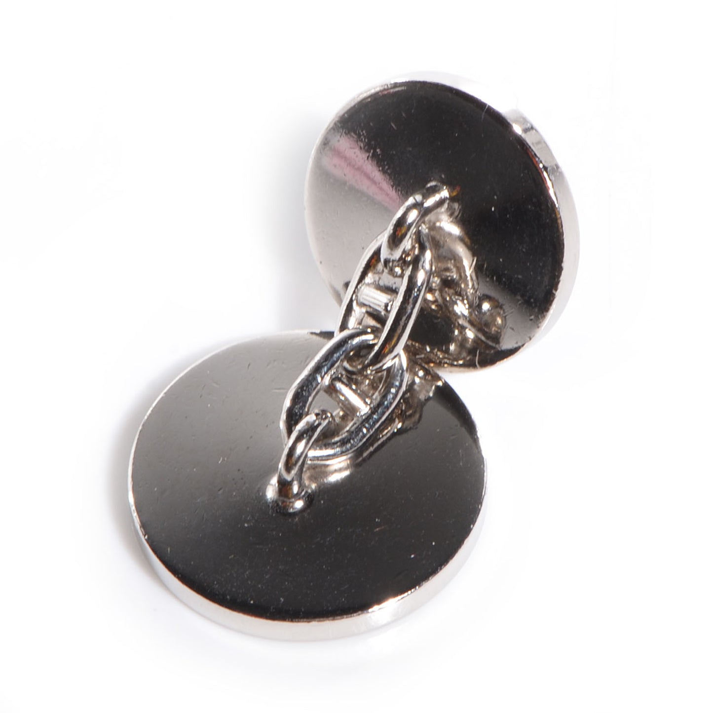 Mens Enamel Clou De Selle Cufflinks Bordeaux