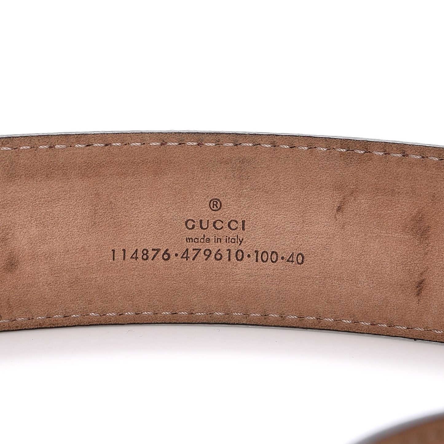 Imprime Monogram Interlocking G Belt 100 40 Rose Blush