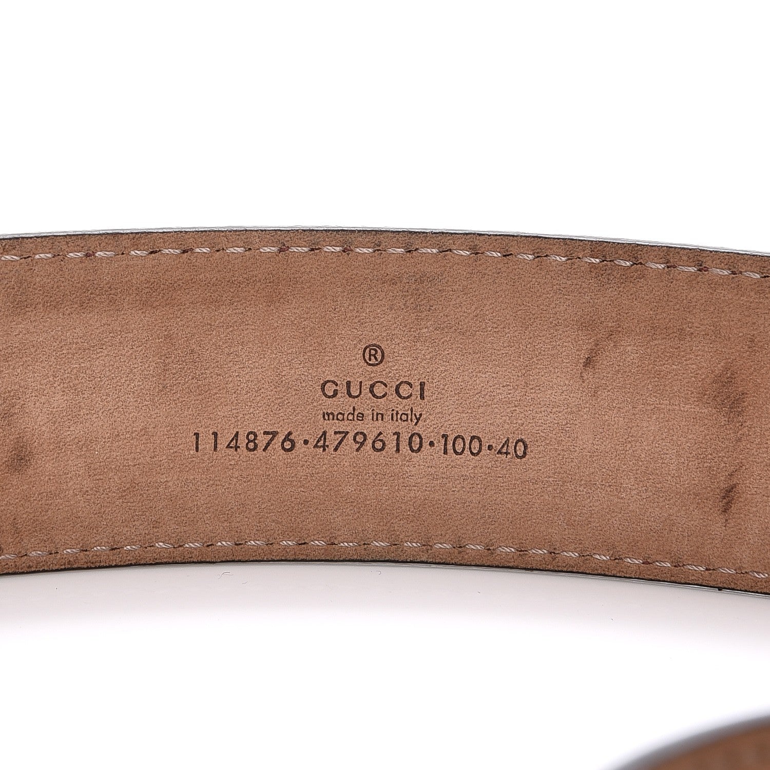 Gucci Imprime Monogram Interlocking G Belt 100 40 Rose Blush 4 of 9