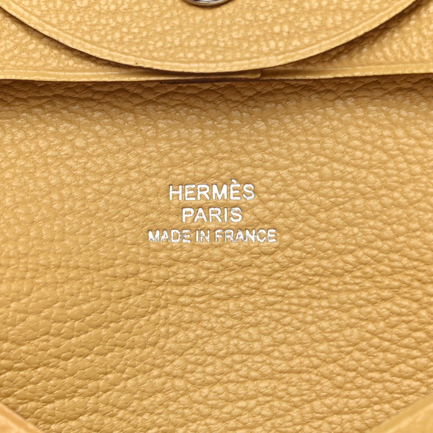 Hermes Chevre Mysore Bastia Coin Purse Foin 6 of 8