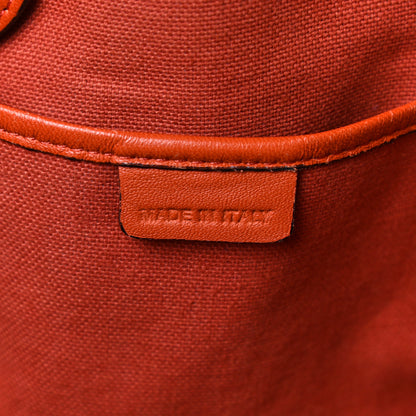 Burberry Haymarket Check Small Canterbury Tote Orange 7 of 20
