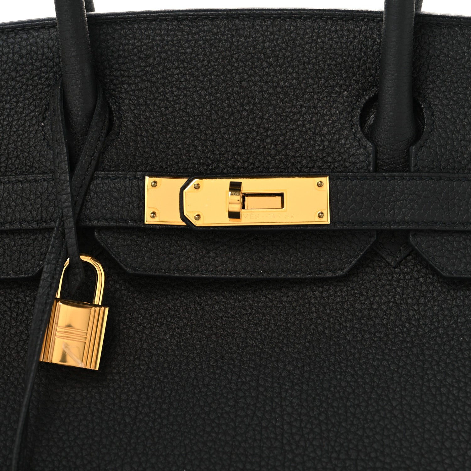 Hermes Togo BIRKIN 30 Black 8 of 12