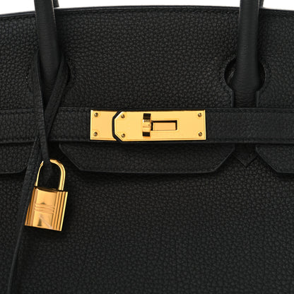 Hermes Togo BIRKIN 30 Black 8 of 12