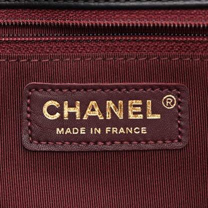Chanel Calfskin Stitched Small Paris in Rome Messenger Black 6 of 13