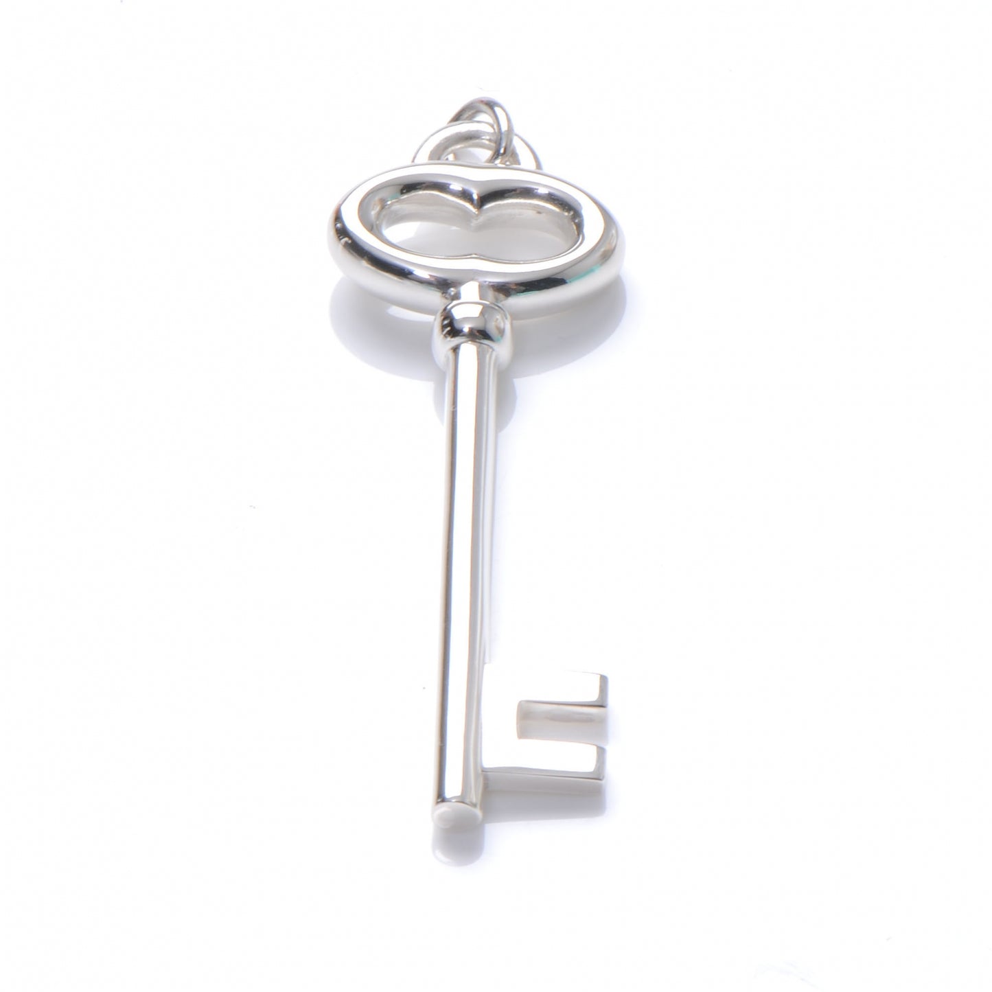 Sterling Silver Small Oval Key Pendant